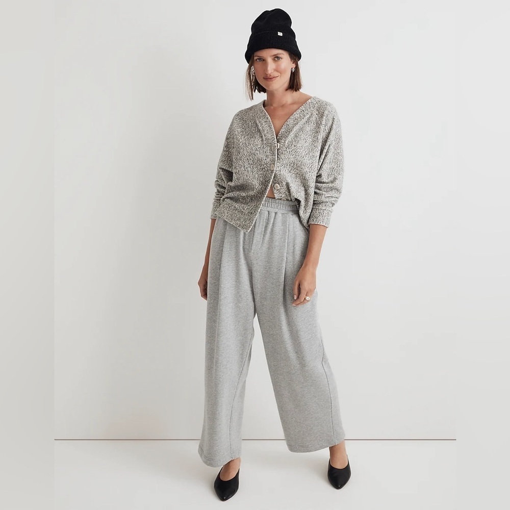 MadeWell Brushed Bouclé Raglan-Sleeve Cardigan NN303